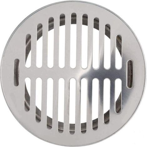 Caniveau de balcon en acier inoxydable anti-obstruction, adapté aux terrasses extérieures (150 mm). (1/4)