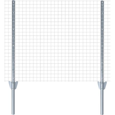 Zaunset Volierendraht Gartenzaun 1 x 10 m Drahtzaun 12 mm Zaun Komplett-Set