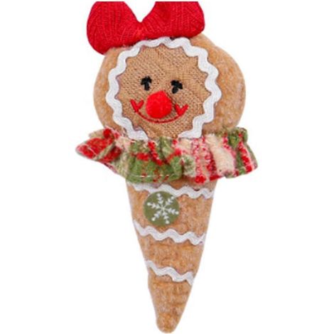 Figurine de Noël en tissu à longues jambes, fenêtre (D) comme illustré (1/5)