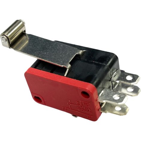 Interrupteur à double liaison 6 broches KW7, bouton de fin de course, sans poignée, avec molette, 16 A 250 V, réinitialisation, V-156-2C25, contact argenté, 16 A
