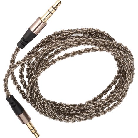 Câble audio 3.5mm de rechange pour casque, compatible smartphone, tablette et baladeur MP3 (1/5)
