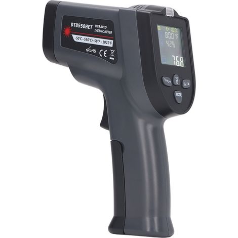Thermomètre numérique K Type avec sonde, écran LCD rétroéclairé et fonction NCV pour mesures précises (1/5)