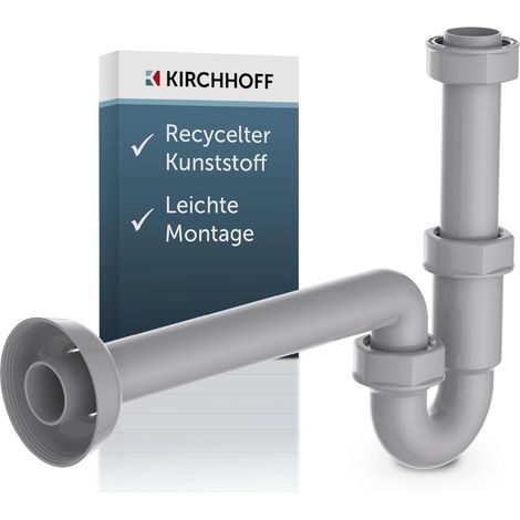 ECO-SAVE KS Röhrensiphon, Grau, 1 1/4" x 32 mm