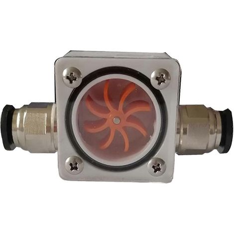 Indicateur de débit d'eau, outil de mesure, connecteur pratique à 8 pales pour hélice. (1/5)