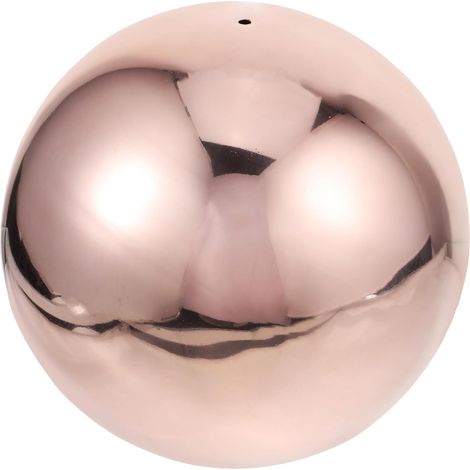 Edelstahlkugel 200mm Roségold Hohlkugel für den Außenbereich