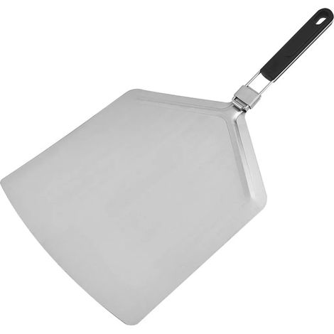 Pelle à pizza pour pierre à pizza, pelle à pizza pour barbecue ou four avec manche pliable pratique, pelle à pizza professionnelle plus stable pour une utilisation domestique, idéale pour les œufs. (1/5)