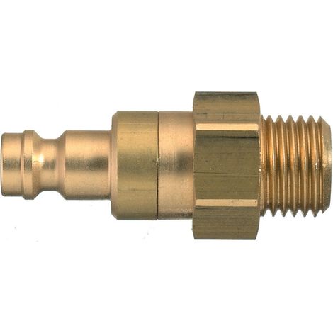 Raccord rapide pneumatique Legris, Filetage femelle vers Femelle BSPP 1/4 in Male 1/4pouces Européen, Profil rectus en ( Prix pour 1 )