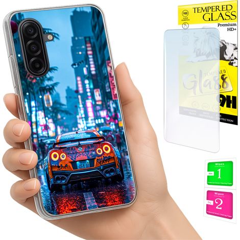 Funda para Samsung Galaxy A17 5G con cubierta para foto, cubierta trasera y cristal 9H. (1/5)