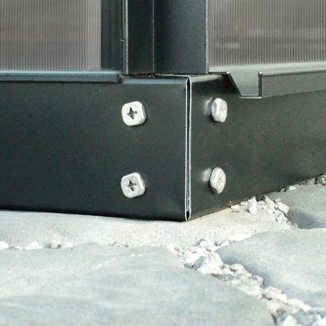 Fundament 6700/7600, 6cm, schwarz
