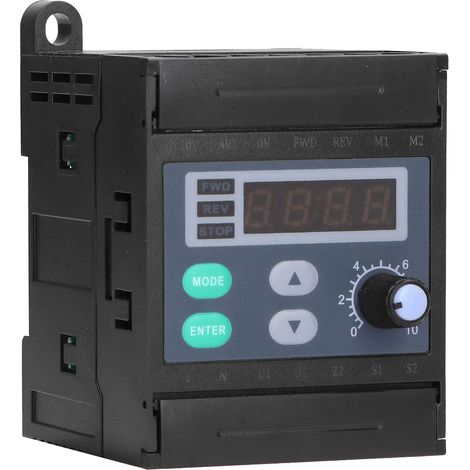 Régulateur de Vitesse Moteur 220V Monophasé avec Affichage Digital et Contrôle de Précision