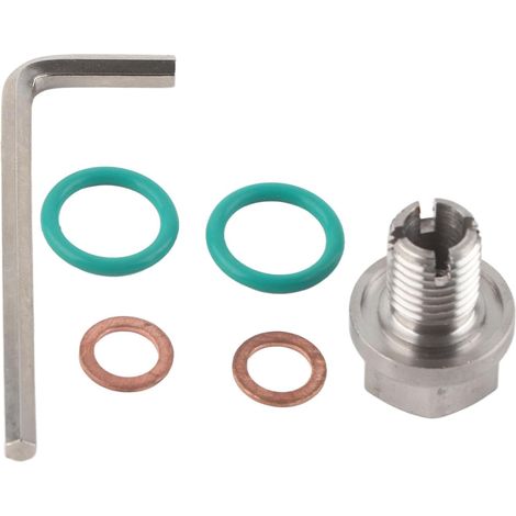 Kit de réparation de filetage de réservoir d'huile auto-taraudeuse en acier inoxydable avec clé Allen d'étanchéité pour bouchons de vidange surdimensionnés (M12,1-1,5 x 15 mm) (1/5)