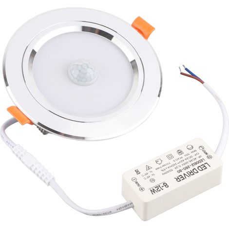 9-W-LED-Deckenleuchte mit Bewegungsmelder, Induktions-Deckenleuchte, 85–265 V Wechselstrom (1/5)