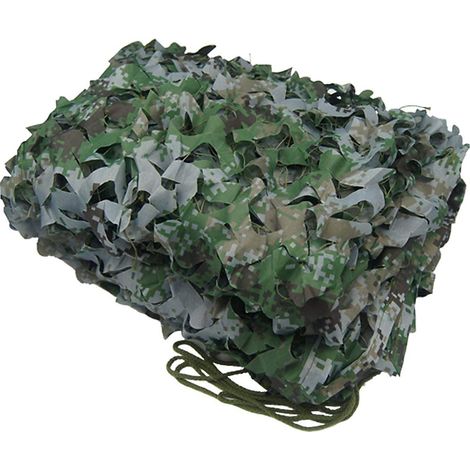 Filet de camouflage de l&aposarmée, filet de camouflage, couverture d&aposété de la jungle forestière pour la décoration , 2 x 3 m (1/5)
