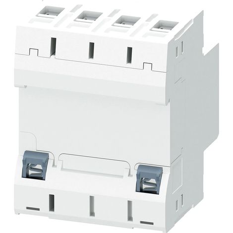 Siemens Interruptor diferencial, 4 polos, Tipo B, con retardo de tiempo corto, In: 63 A, 30 mA, 5SV33464