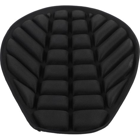 Decdeal Coussin de siège de moto, Absorption des chocs, refroidissement, respirant, soulagement de la pression, coussin confortable 3D (1/5)