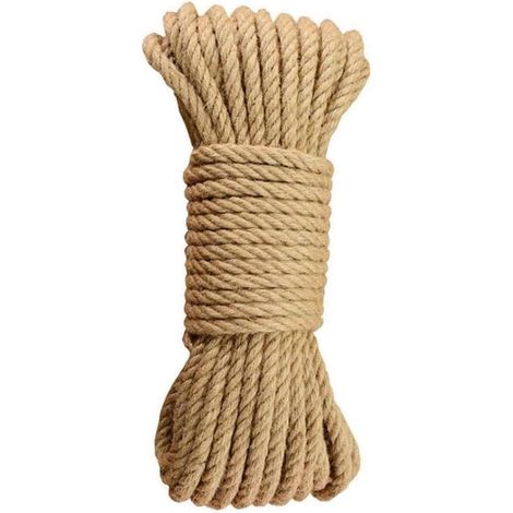 Corde en sisal 5 mm x 25 m pour décoration rétro et (1/5)
