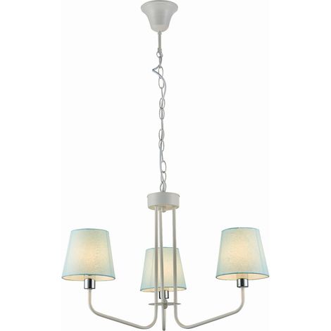 Lampada a sospensione Candellux York 3xE14 blu Ø58 (1/2)