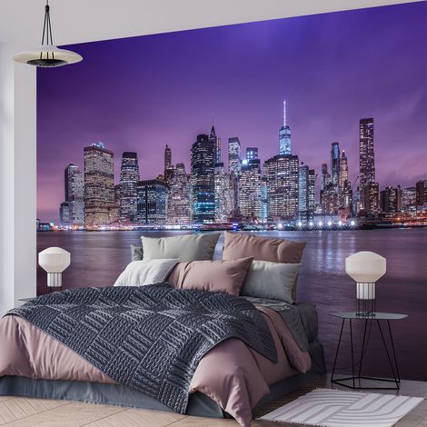 Papier peint panoramique - Panorama New York - 130 cm x 86 cm (1/4)