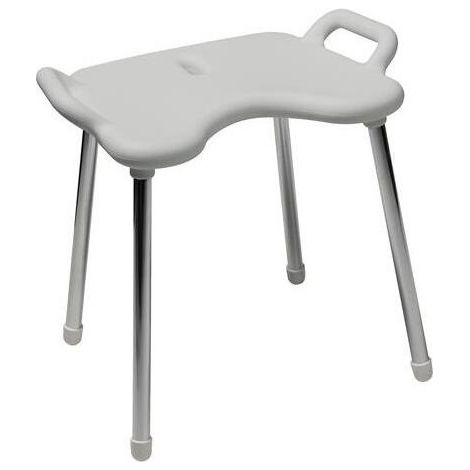 Sgabello doccia LifeSystem grigio chiaro