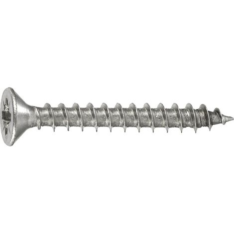 Vis Acier Inox A2 pour panneaux de particules PZ 4 x 25 mm 1000 g (1/2)