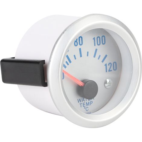 Manomètre de température d'eau moteur universel 52mm 2 pouces LED bleu numérique plage 40-120°C (1/5)