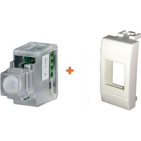 CSI Keystone sensore infrarossi 12V incasso filare compatibile Bticino Light bianca