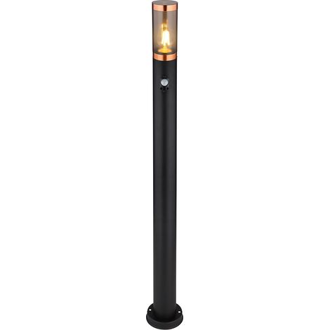 Globo - lámpara de pie - Boston - negro - metal - Ø 13cm - E27 -