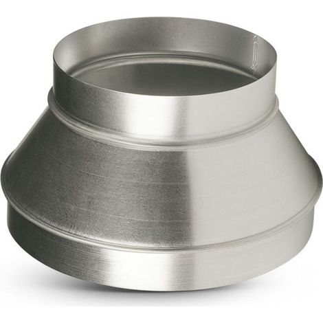Reduzierstück 100 125 mm Metall Lüftungsadapter Rohradapter Lüftungssystem (1/5)