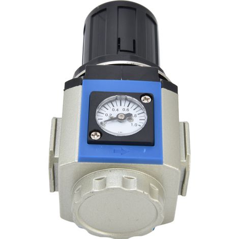 Régulateur de pression compresseur air en alliage d'aluminium avec manomètre 0.05-0.9Mpa GR300-10 (1/5)