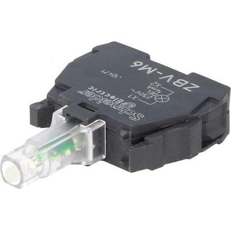 Schneider ZBVM6 Harmony Lichtblock ø22 integrierte blaue LED 203-240V