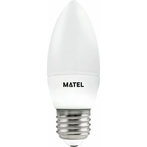 Bombilla LED Vela 3 Intensidades E27 5W Neutra Matel (1/4)