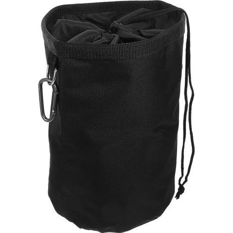 Sac à pinces à linge suspendu, organisateur à cordon avec crochet-28.00X20.00X20.00CM-Black (1/4)