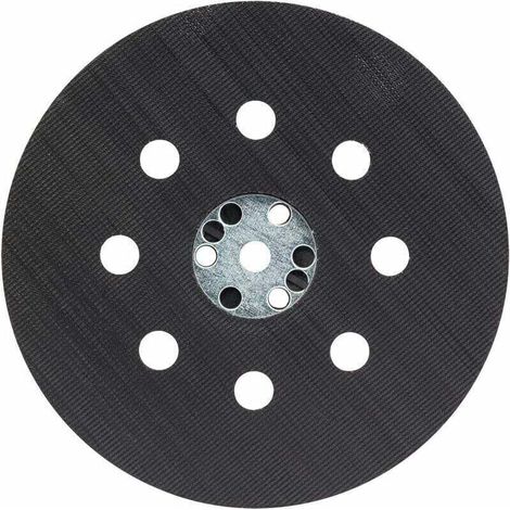 Mittelhartes Schleifpad (für Lack, Spachtelmasse, 8 Löcher, Ø 125 mm, Zubehör für Exzenterschleifer) (1/5)