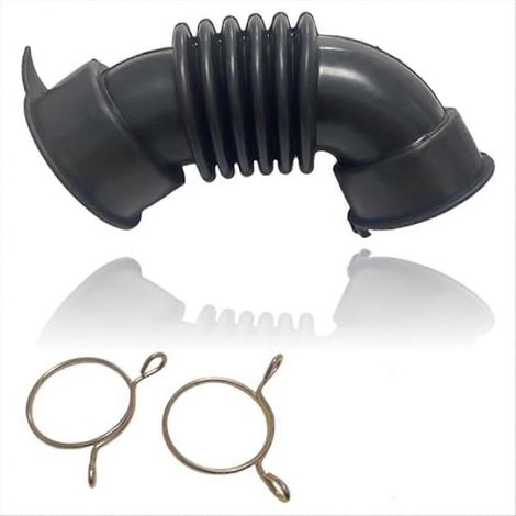 DC67-00467A tiroir distributeur pour lave-linge à D tuyau pour lave-linge tuyau tiroir cuve pièce avec Clamps (1/5)