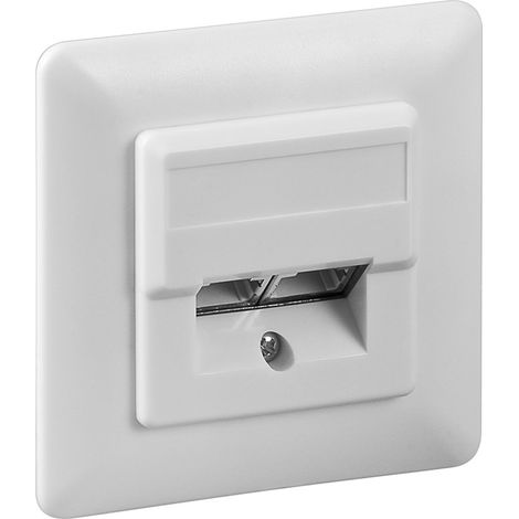 Wentronic 50972 - Toma de corriente de doble cable (Color blanco)