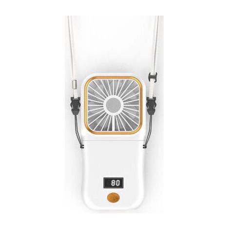 Mini Ventilateur Portable,Ventilateur a Main USB Rechargeable,Petit Ventilateur de Poche a Pile Pliable Portatif avec Affichage LED,Personnel Ventilateur Bureau Silencieux Pour Voyage,Extérieur