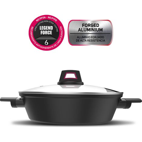 CASSERUOLA TAURUS KCK4028L D 28 CM CON COPERCHIO- 1,0 pz