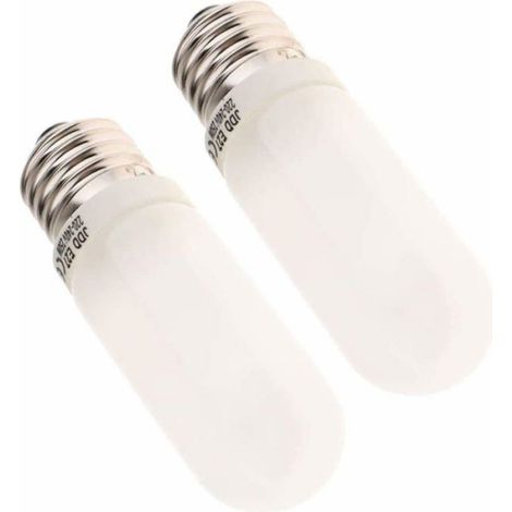 2pcs JDD Type 250W 220-240V E27 (vis Edison Standard) Ampoule halogène dépolie, Ampoule de modélisation de Remplacement (1/4)
