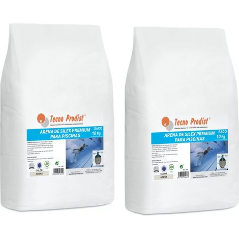 TECNO PRODIST Arena de Silex Premium - Arena para Filtro de Piscina y Depuradoras