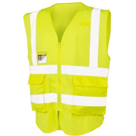 Schutzkleidung result executive cool mesh atmungsaktiv gelb