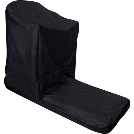 Housse de tapis roulant en forme de L, imperméable, noire, 206 x 94 x 170 cm (1/5)