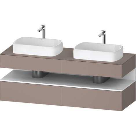 Duravit Collection One Meuble sous-vasque sur console, 2 tiroirs,