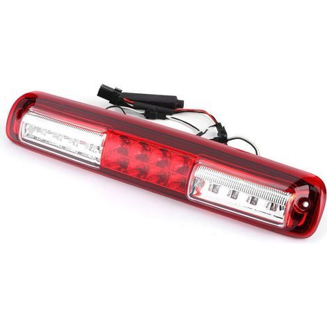 Hochgesetzte LED-Bremsleuchte für Chevy Silverado 1500/2500/3500 (Baujahre 1999–2006), rot/weiß (1/4)