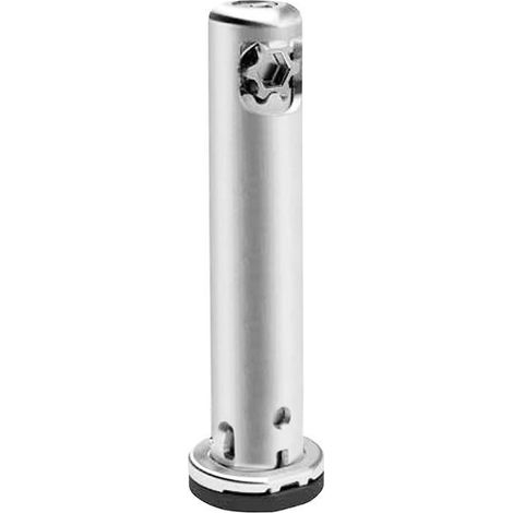 pie nivelador rekord tech h52 b/red.  regulable 25mm max. base redonda.