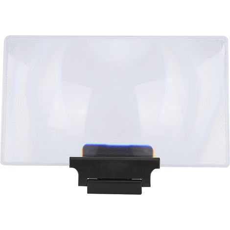 Support loupe vidéo pliable portable F6 avec lentille acrylique HD pour écran de téléphone portable et amplificateur