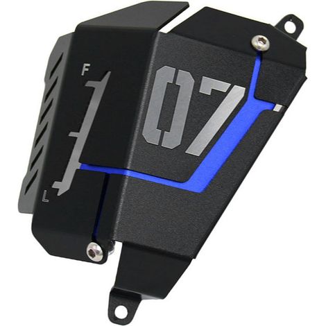 Couvercle de protection du réservoir de récupération du liquide de refroidissement, protection de moto en aluminium CNC (1/5)