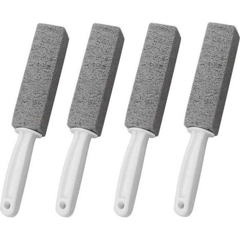 pair 4 pcs Brosse de Nettoyage Pierre Ponce avec poignée Cleaning Block Nettoyant Brossede toilette WC pour Cuisine/Grill/Bain/Toilette Bowel/Pool-Fei Yu (1/5)