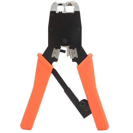 Pince à sertir pour connecteurs RJ, outil de cliquet pour câbles en acier 45