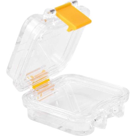 Fournitures de laboratoire dentaire : boîte à prothèses dentaires en plastique avec membrane, boîte de rangement pour prothèses dentaires. (1/5)