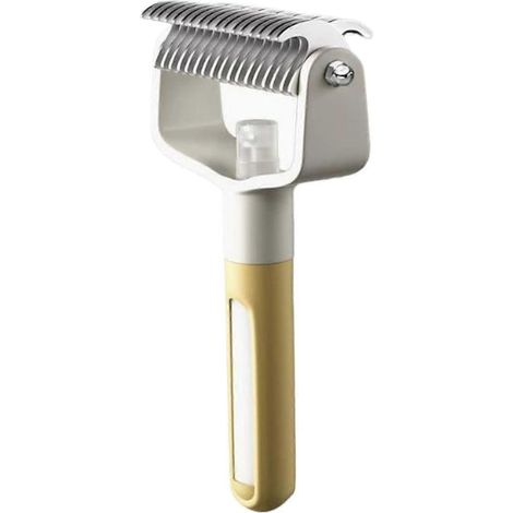 Outil de toilettage Pet Pro : brosse de toilettage double face pour chiens et chats, outil de toilettage Pet Pro pour chiens à poils longs (1/5)